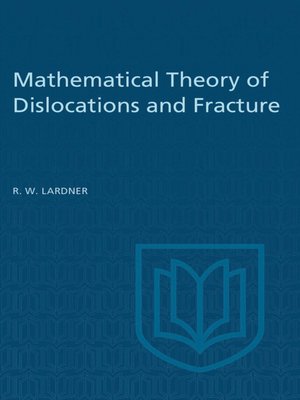 cover image of Mathematical Theory of Dislocations and Fracture